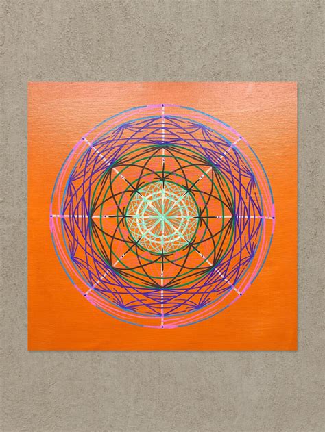 Synchronicity Mandala Painting Goodvibegoda