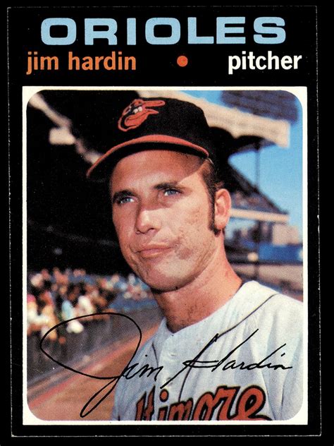 Amazon 1971 Topps 491 Jim Hardin Baltimore Orioles Baseball