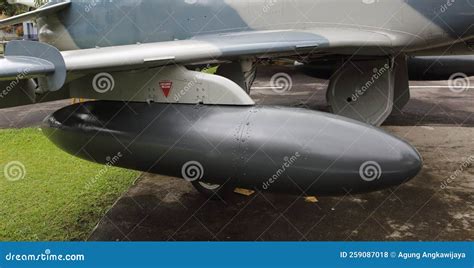 Fuel Drop Tank Military Aircraft Equipment Stock Photo - Image of tank ...