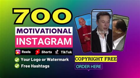 Create 700 Motivational Instagram Reels Yt Shorts Tiktok By