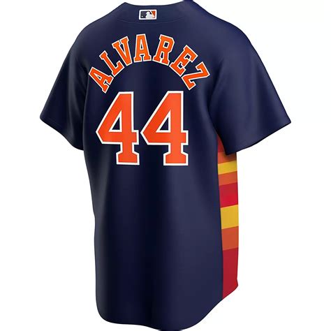 Nike Mens Houston Astros Yordan Alvarez Official Bp Replica Jersey