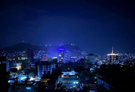 Kabul night view Afghanistan City | Premium AI-generated image