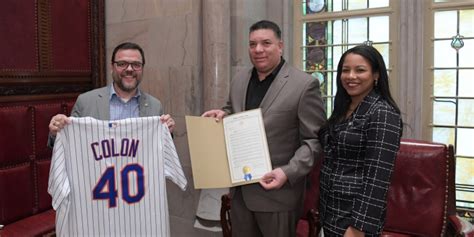 New York State Senator Luis Sepúlveda’s Office Celebrates Bartolo Colon In A Distinguished