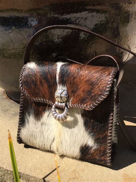 Love The Cowhide On This Handbag MWCowhideDesigns Etsy Printed