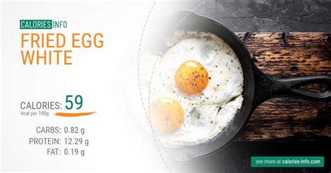 Fried Egg White Calories and Nutrition (100g)