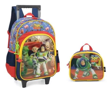 Kit Toy Story Mochila Rodinha E Costas Lancheira Disney Frete grátis