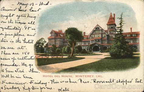 Hotel Del Monte Monterey, CA Postcard