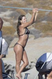 Eva Longoria Bikini Candids Beach In Delos Greece