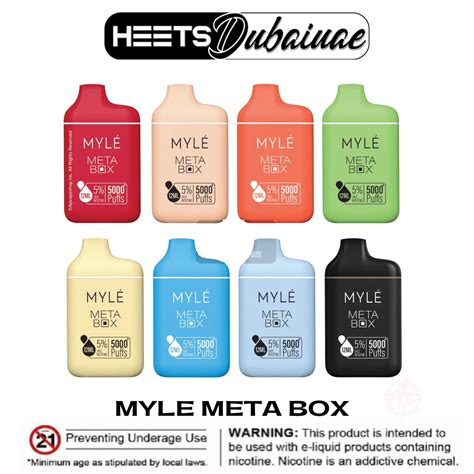 Myl Meta Box Disposable Device Puffs Nicotine In Dubai Uae