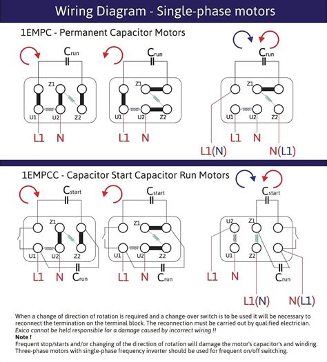 Wiring Diagram Of A Single Phase Motor With Capacitor Circuit Diagram