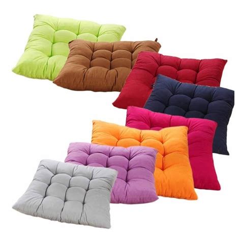 Kit 4 Almofadas Decorativa Futon Assento De Cadeira Sofa Pallet Banco