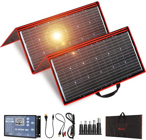 Dokio 300w Portable Foldable Solar Panel In 2021 Portable Solar Panels Solar Panel Charger