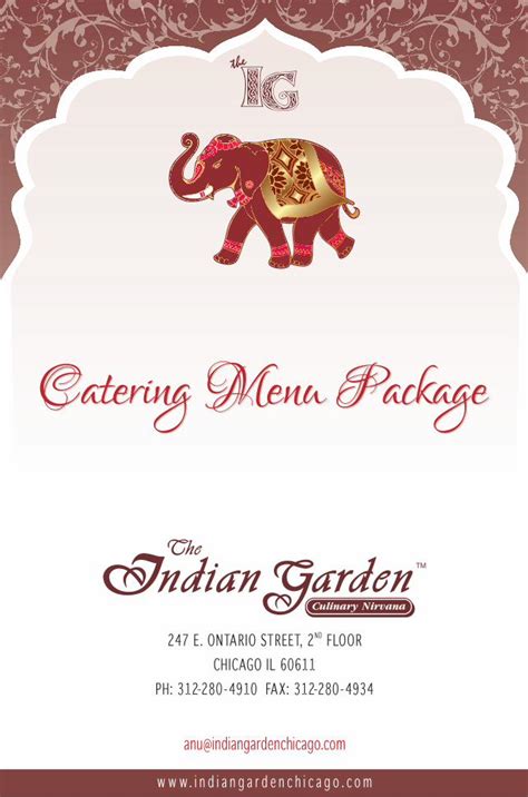 PDF Catering Menu Package Gulab Jamun Gajar Ka Halwa Rasmalai