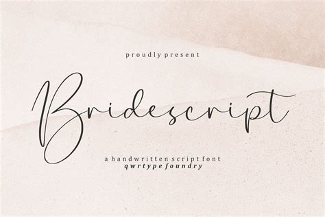 Bridescript Font Free Font