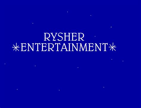 Rysher Entertainment Logo (1991-1993) by MikeJEddyNSGamer89 on DeviantArt