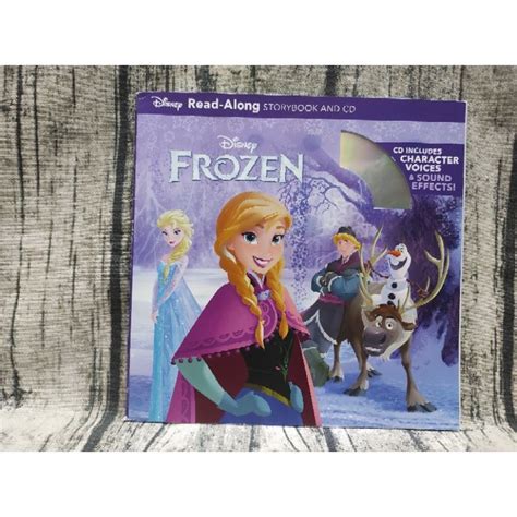 Frozen Read Along Storybook And Cd 9成新「聽讀」一場電影故事 蝦皮購物