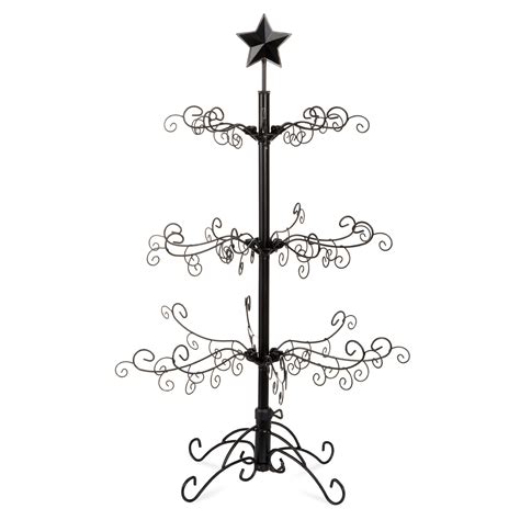 Best Choice Products Ft Wrought Iron Ornament Display Christmas Tree W