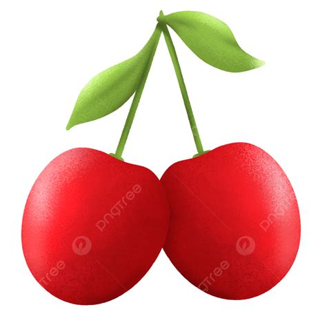 Ilustra O De Cereja Vermelha Png Fruta Cerejas Cereja Vermelha