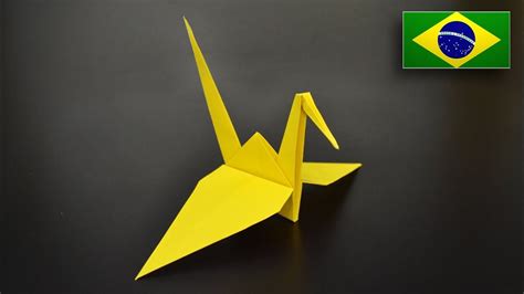 Origami Tsuru Instru Es Em Portugu S Br Diagramas De Origami