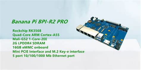 Banana Pi Bpi R Pro Rockchip Rk R Sbc Diy Opensource Hardware