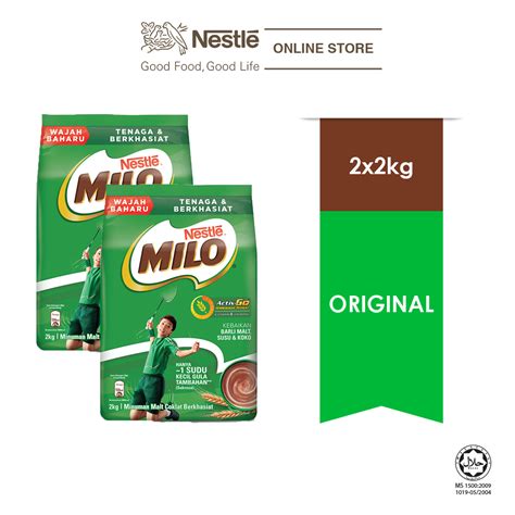 Nestl Milo Activ Go Chocolate Malt Powder Soft Pack Kg X Packs