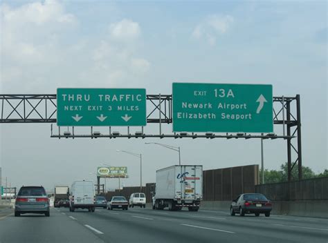 Interstate 95 New Jersey Turnpike North Edison To Newark AARoads