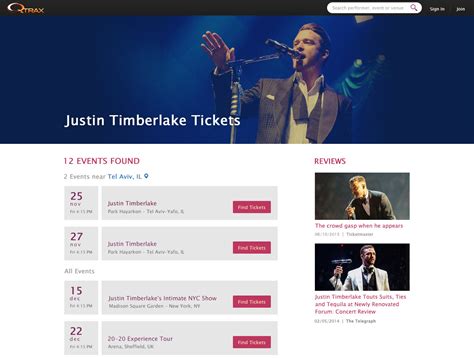 Music Tickets Store on Behance