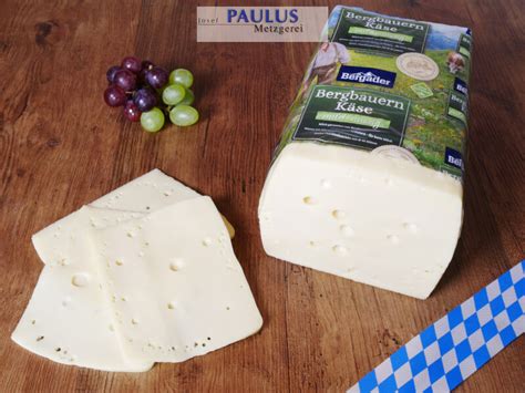 Bergbauern Käse mild nussig 3 55