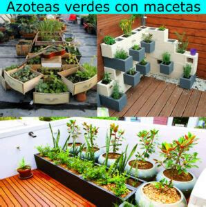 Azoteas Verdes Con Macetas Consejos Ideas Ejemplos