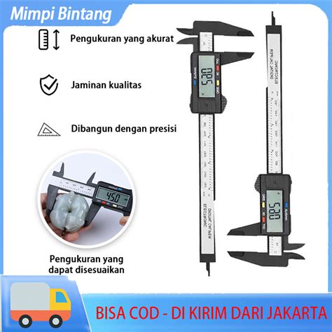 Jual Digital Caliper Meter Jangka No Digital Mm Jangka Caliper