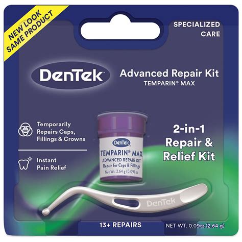 Dentek Temparin Max Lost Filling And Loose Cap Repair Walgreens