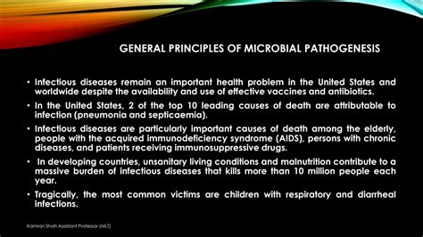 SOLUTION: General principles of microbial pathogenesis (Lecture ...