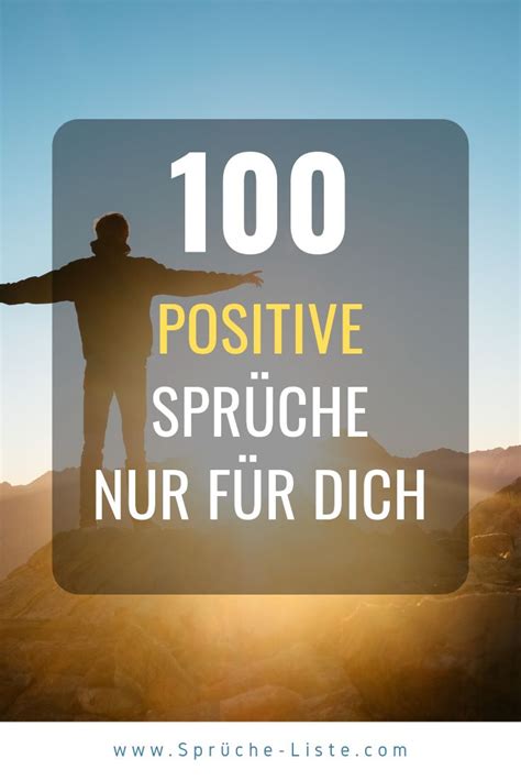 Positive Spr Che Nur F R Dich Positive Spr Che Zitate Natur