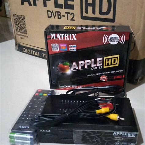 Jual PROMOOO STB Set Top Box MATRIX APPLE HD MERAH DVBT2 Shopee