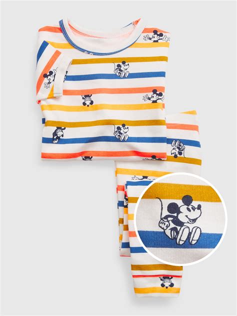 Babygap Disney Organic Cotton Mickey Mouse Pj Set Gap