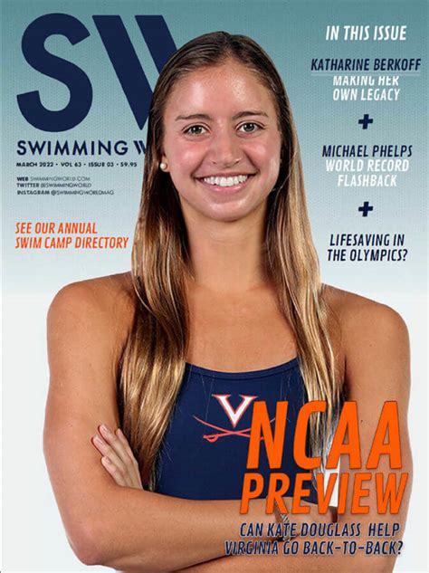 Swimming World March 2022 Presents - The 2022 NCAA Preview: Can Kate ...