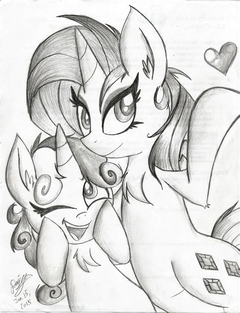 Safe Artist Daisy Dictator Rarity Sweetie Belle Pony