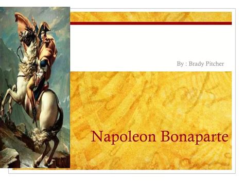 Ppt Napoleon Bonaparte Powerpoint Presentation Free Download Id