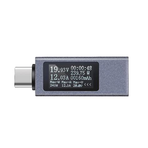 KOWSI тестер напряжения и тока USB C измерительный тестер вольтметр ...