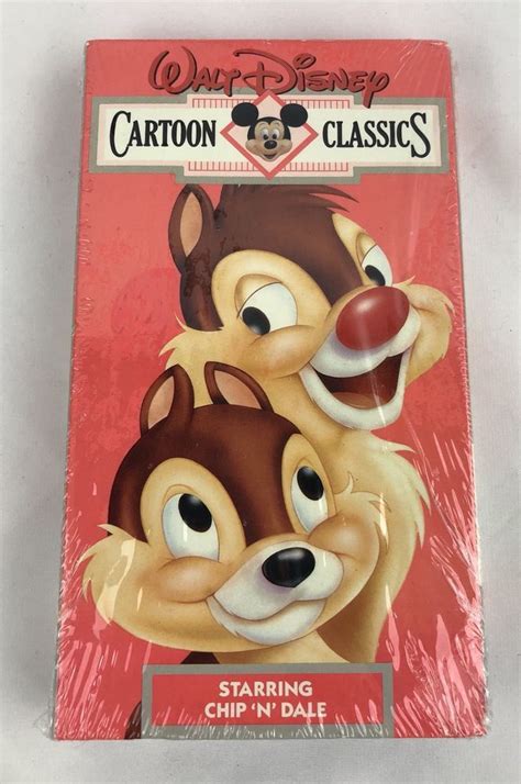 Walt Disney Cartoon Classics V 9 Starring Chip N Dale Vhs Brand New