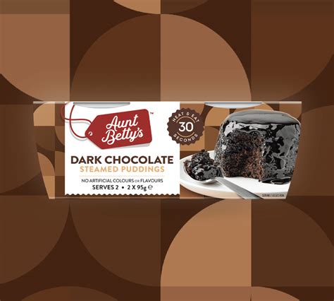 Dark Chocolate Steamed Puds X G Aunt Bettys