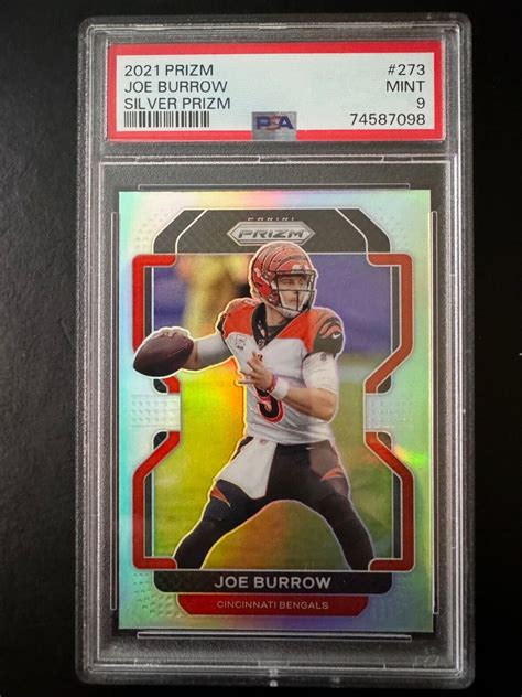 Panini Prizm Joe Burrow Silver Prizm Holo Bengals Nd Year