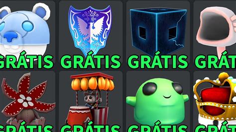 50 ITENS GRÁTIS para você GANHAR AGORA no ROBLOX YouTube