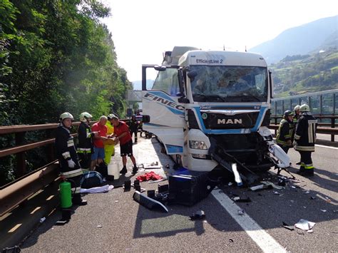 Lkw Unfall auf der A22 Südtirol News