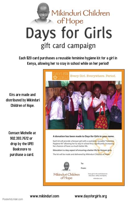 Days for Girls Campaign - Mikinduri Children of Hope