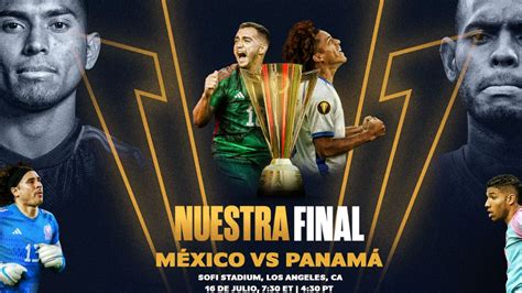 Final Copa Oro En Vivo México Vs Panamá Ver Online Minuto A Minuto