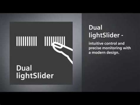 Siemens Dual LightSlider Intuitiv Kontroll YouTube