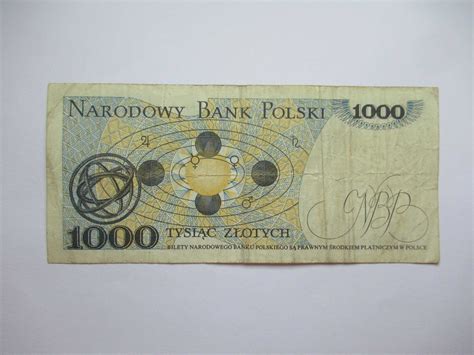 Banknot 1000 Złotych 1982 r Mikołaj Kopernik Otwock OLX pl