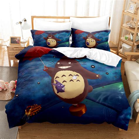 Studio Ghibli My Neighbor Totoro Friends Funny Bedding Set