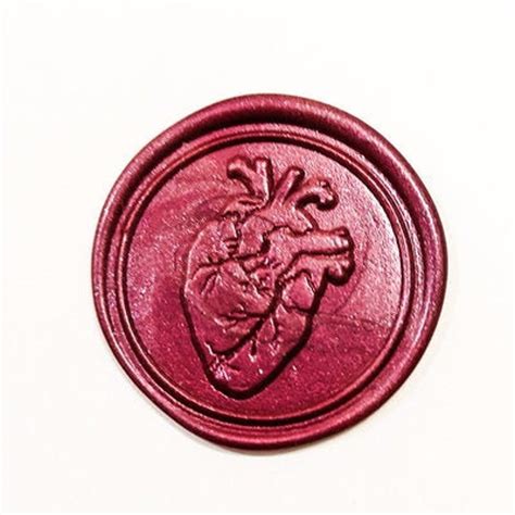 Heart Wax Seal Stamp Metal Sealing Wax Stamp Package Etsy Australia